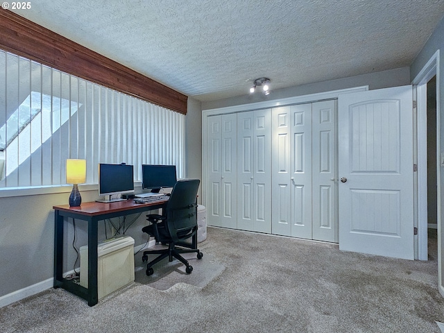 12066 SE 104th Ct Unit 20, Happy Valley, OR 97086 - carpeted home office with a textured ceiling