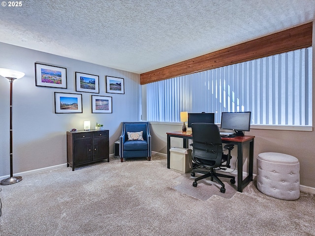 12066 SE 104th Ct Unit 20, Happy Valley, OR 97086 - carpeted office space with baseboards and a textured ceiling