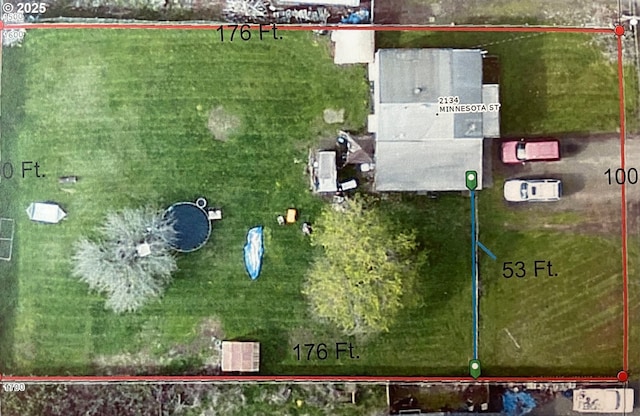 2134 Minnesota St, Eugene, OR 97402 - view of property location featuring property parcel outlined