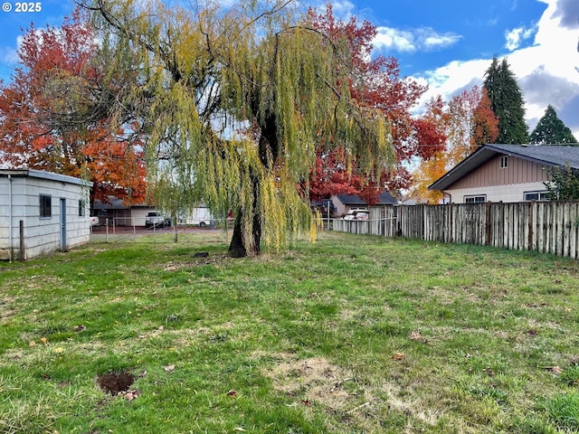 view of yard