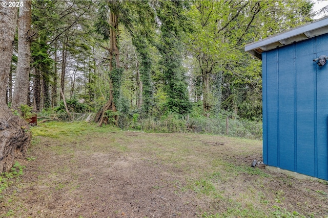 63345 Shore Edge Dr, Coos Bay, OR 97420 - view of yard featuring a view of trees