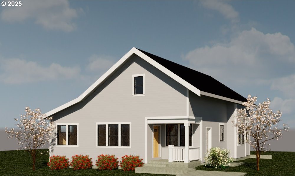 1714 Strong Rd SE, Salem, OR 97302 - rear view of house featuring a lawn