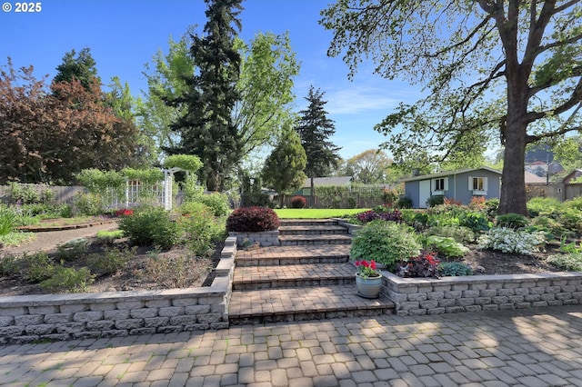 surrounding community with fence