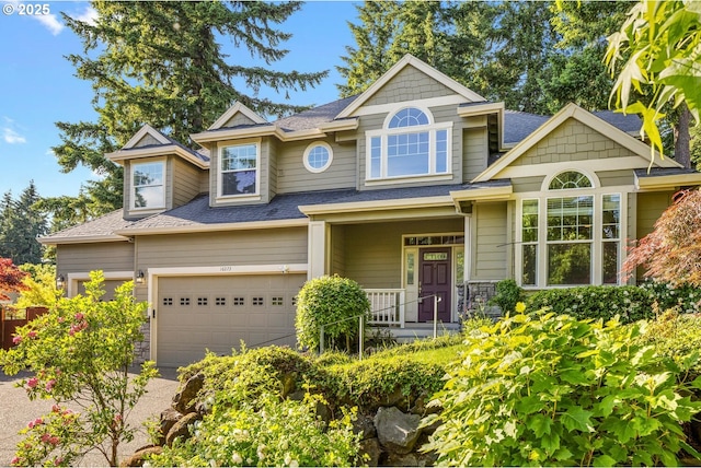 16273 Barlow Dr, Oregon City, OR 97045 - craftsman-style house with roof with shingles, driveway, and an attached garage