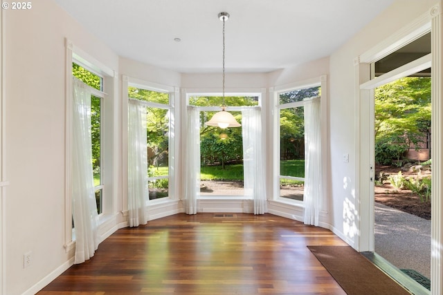 16273 Barlow Dr, Oregon City, OR 97045 - unfurnished sunroom featuring wood finished floors
