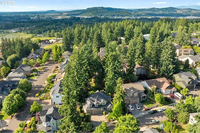 16273 Barlow Dr, Oregon City, OR 97045 - aerial view of property and surrounding area featuring nearby suburban area and a mountainous background