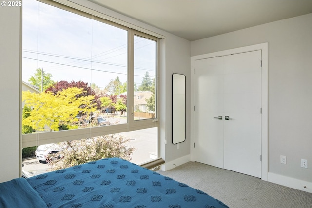 4984 NE 32nd Pl, Portland, OR 97211 - carpeted bedroom with a closet, multiple windows, and baseboards