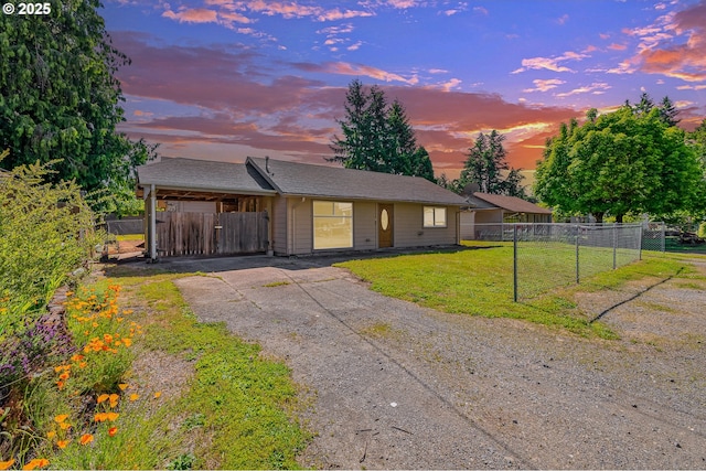 320 NE 117th Ave, Portland, OR 97220 - ranch-style home with driveway and a carport