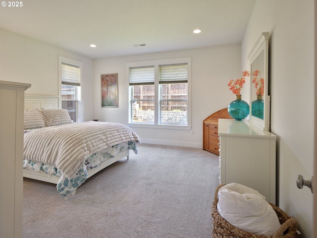 1703 SE 42nd Way, Brush Prairie, WA 98606 - bedroom featuring light carpet and recessed lighting