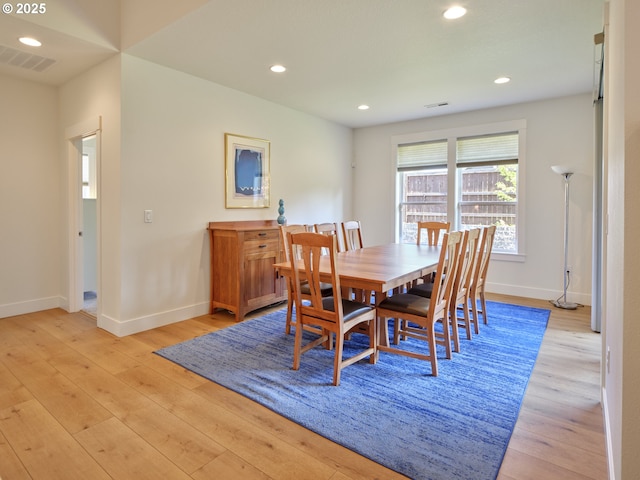 1703 SE 42nd Way, Brush Prairie, WA 98606 - dining space with light wood finished floors and recessed lighting