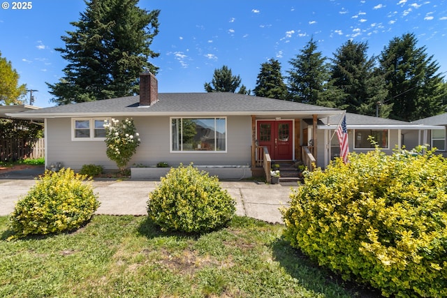 2408 N College St, Newberg, OR 97132 - ranch-style home featuring a chimney