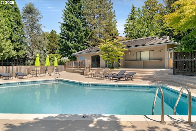 511 SW Colony Dr, Portland, OR 97219 - community pool featuring a patio area