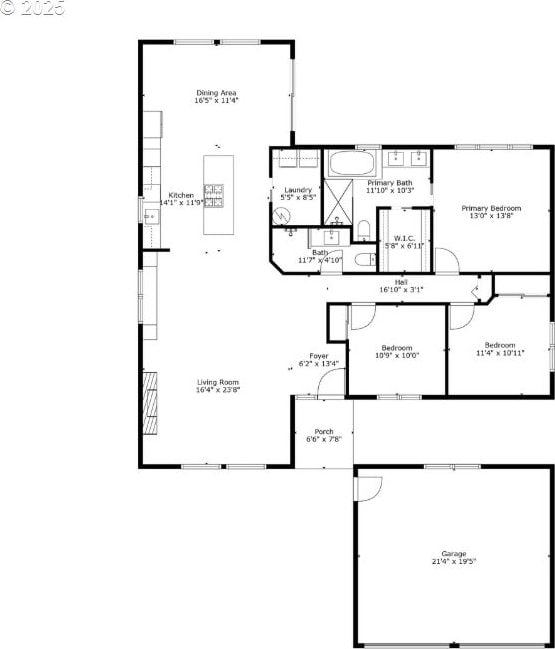 511 SW Colony Dr, Portland, OR 97219 - view of property floor plan