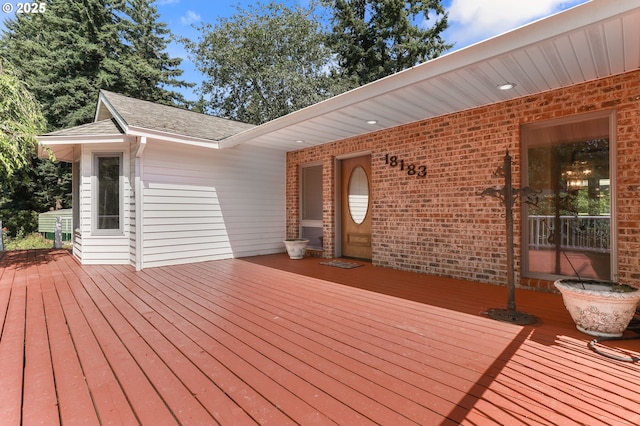 18183 SE Richey Rd, Gresham, OR 97080 - view of wooden terrace