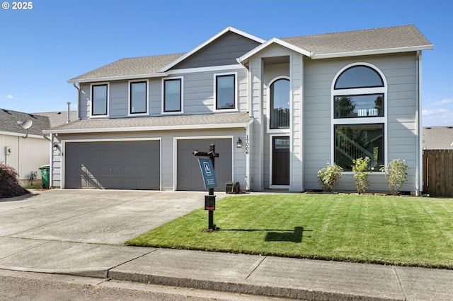 17006 SE 6th St, Vancouver, WA 98684 - view of front of house with roof with shingles, driveway, and an attached garage