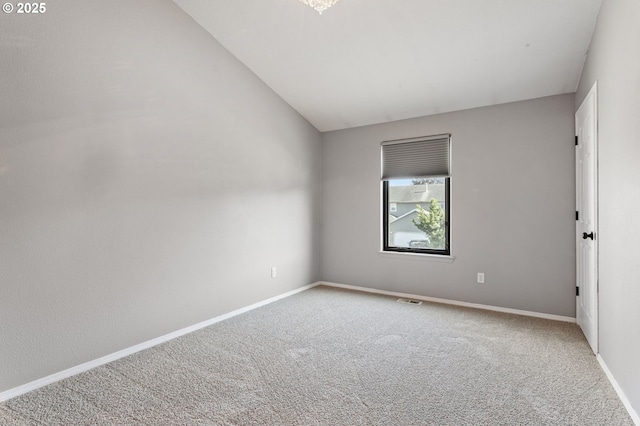 17006 SE 6th St, Vancouver, WA 98684 - unfurnished room with lofted ceiling, carpet floors, and baseboards