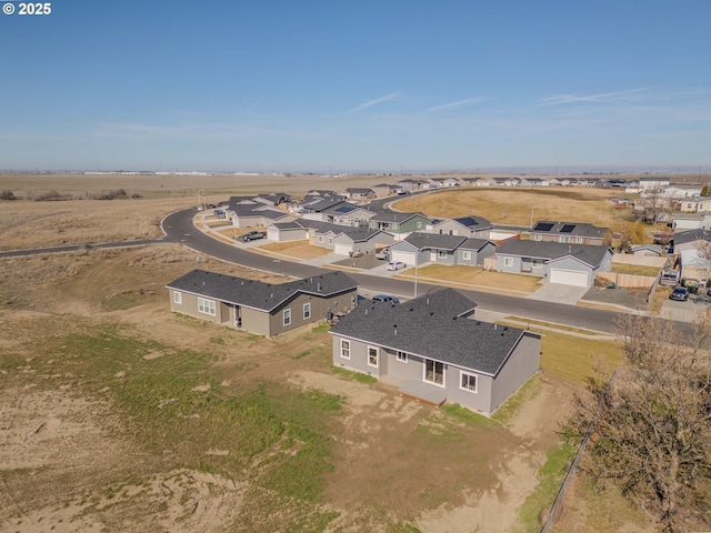 drone / aerial view featuring a residential view