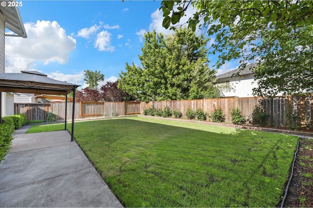 4095 Eddystone Pl, Eugene, OR 97404 - view of yard featuring a patio area and a gazebo