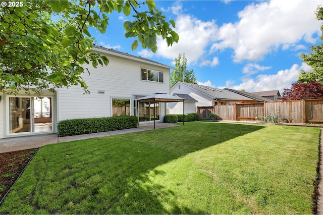 4095 Eddystone Pl, Eugene, OR 97404 - back of house featuring a gazebo and a patio