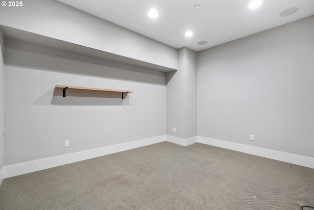 10155 SW Morrison St, Portland, OR 97225 - basement featuring recessed lighting and carpet floors