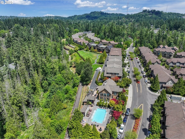 10155 SW Morrison St, Portland, OR 97225 - aerial view of residential area featuring a heavily wooded area