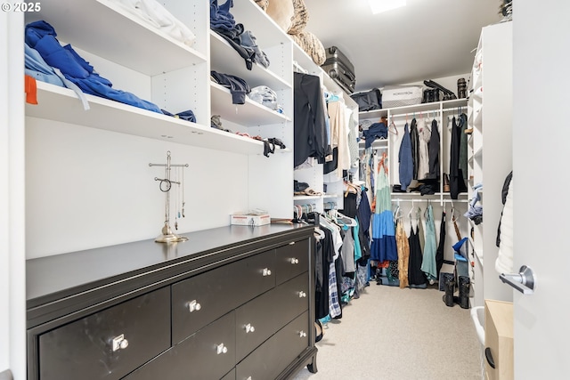 1075 NW Northrup St Unit 814, Portland, OR 97209 - walk in closet featuring light carpet