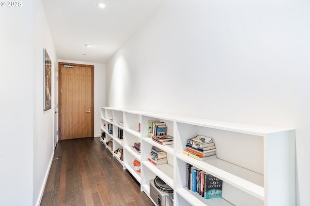 1075 NW Northrup St Unit 814, Portland, OR 97209 - hallway featuring baseboards and wood finished floors