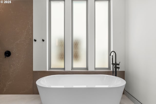 5100 S St, Washougal, WA 98671 - bathroom featuring a freestanding tub