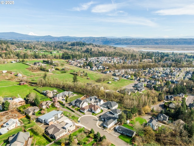 5100 S St, Washougal, WA 98671 - aerial view featuring a mountain view and a residential view