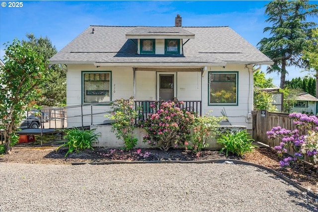 270 SW 173rd Ave, Beaverton, OR 97006 - bungalow-style house featuring a porch, a chimney, and a shingled roof