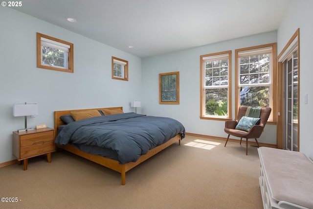 5340 Haystack Dr, Neskowin, OR 97149 - bedroom with light colored carpet and recessed lighting