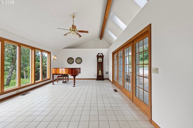 72210 Woodson Ln, Cottage Grove, OR 97424 - sunroom / solarium with french doors and a skylight