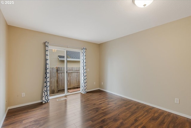 59546 Catarin St, Saint Helens, OR 97051 - spare room featuring wood finished floors and baseboards