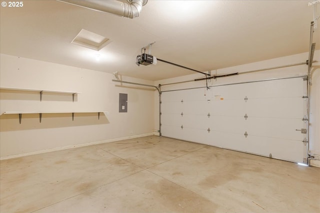 59546 Catarin St, Saint Helens, OR 97051 - garage with a garage door opener and electric panel