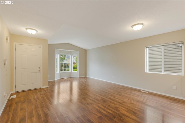 59546 Catarin St, Saint Helens, OR 97051 - empty room featuring wood finished floors and lofted ceiling