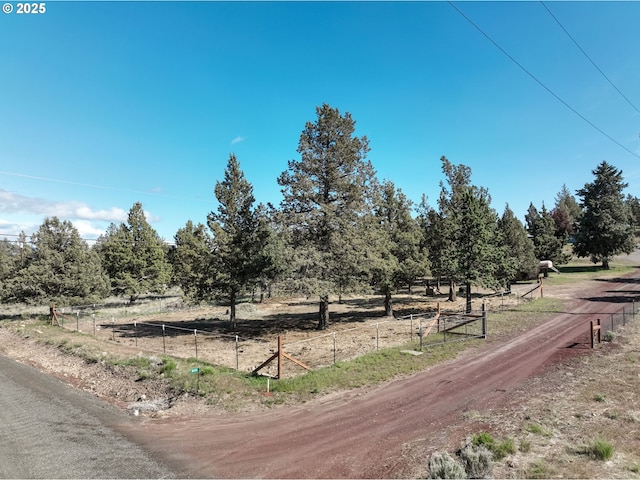 8095 SW High Cone Dr, Terrebonne, OR 97760 - view of dirt / gravel road featuring a rural view