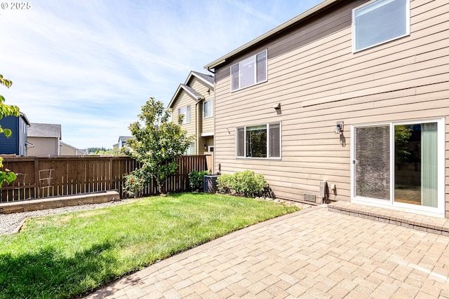 rear view of house with a patio