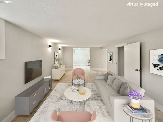 14127 SE Center St, Portland, OR 97236 - living area featuring baseboards