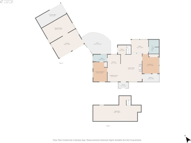 2906 SW Spring Garden St, Portland, OR 97219 - floor plan / room layout