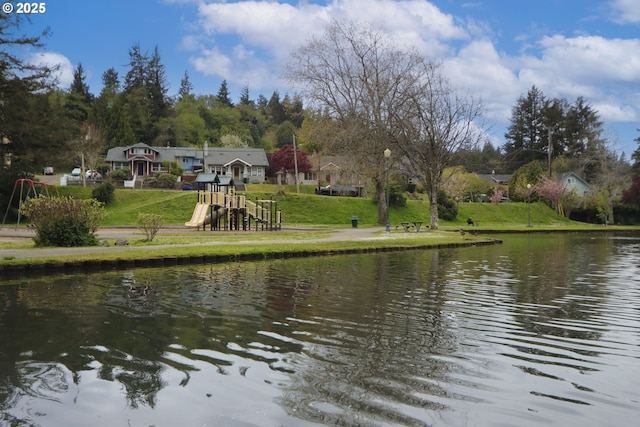 780 N 10th St, Coos Bay, OR 97420 - dock area with a yard, playground community, and a water view