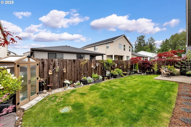 13610 NE 109th Way, Vancouver, WA 98682 - view of yard with an exterior structure, a patio area, and an outbuilding