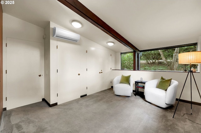 450 Horizon Rd, Eugene, OR 97405 - living area featuring a wall unit AC and carpet floors