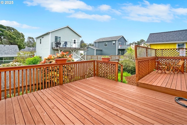 2146 NW Jetty Ave, Lincoln City, OR 97367 - deck featuring a residential view and fence
