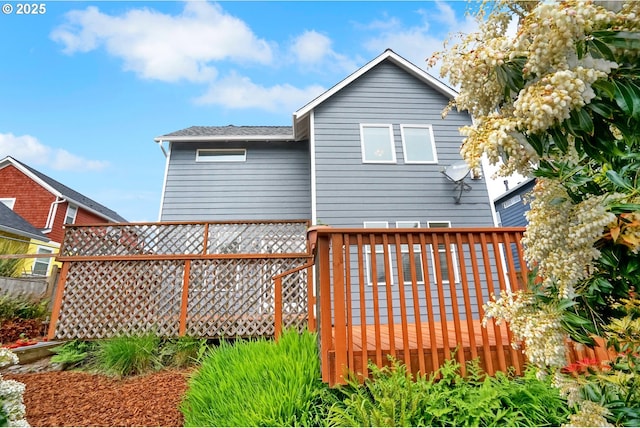 2146 NW Jetty Ave, Lincoln City, OR 97367 - rear view of property featuring a wooden deck