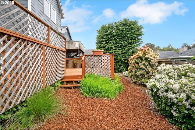 2146 NW Jetty Ave, Lincoln City, OR 97367 - view of yard with a deck