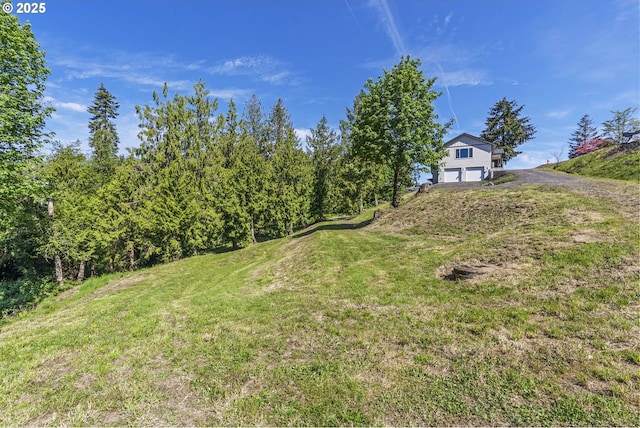 151 Alpha Dr, Longview, WA 98632 - view of grassy yard featuring an attached garage