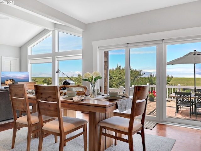 4580 Fairway Ave, Gearhart, OR 97138 - dining space featuring wood finished floors