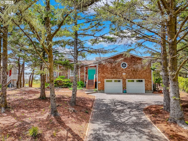 4580 Fairway Ave, Gearhart, OR 97138 - view of front of home with driveway and a garage