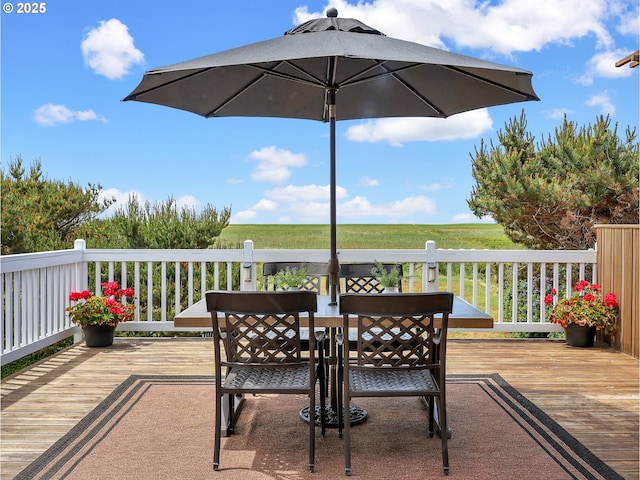 4580 Fairway Ave, Gearhart, OR 97138 - view of wooden terrace