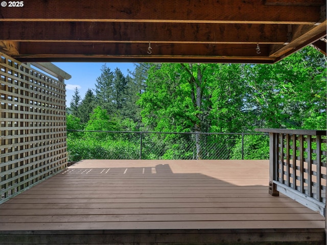 view of deck